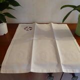 6 openwork napkins cotton mixed race 47 x 47 flower decoration