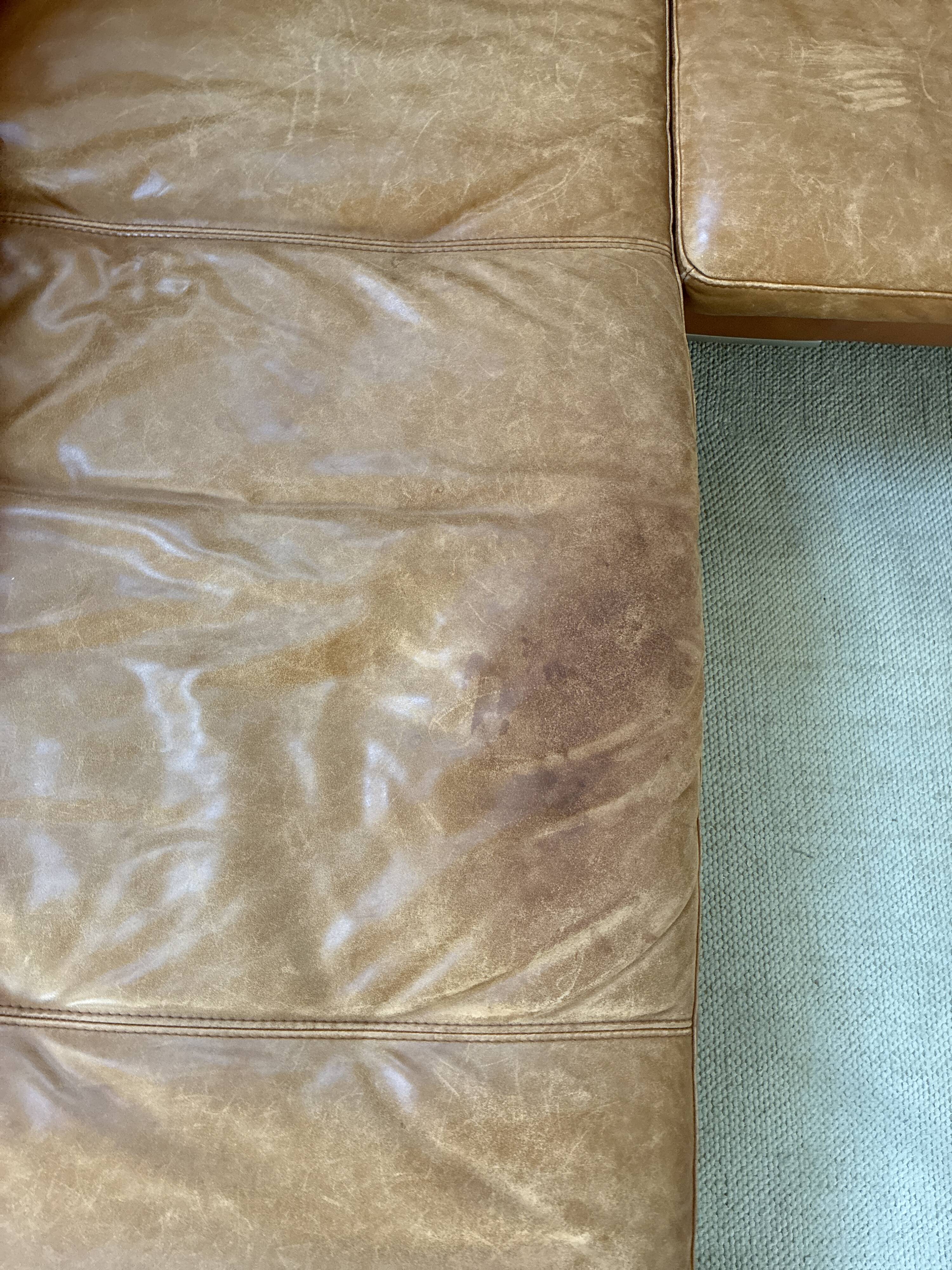 Montino Habitat Vintage Leather 5-Seater Sofa