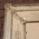 Venetian mirror with Murano glass frame