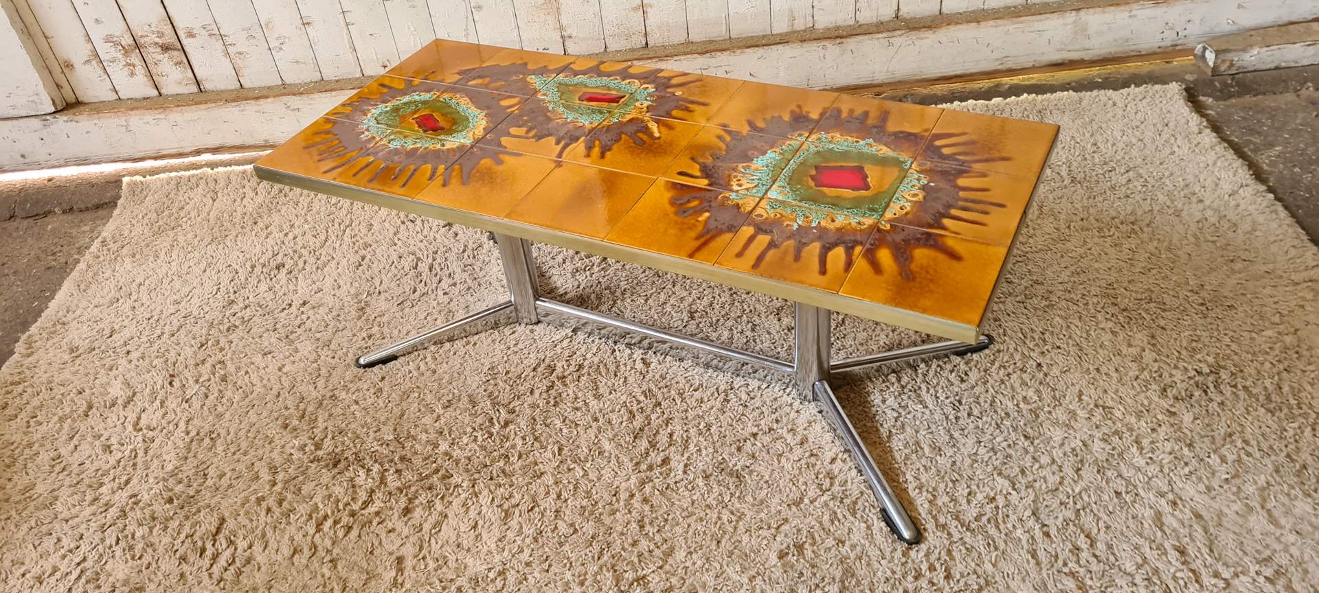 Table basse vintage années 70