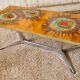 Table basse vintage années 70