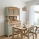 Art Deco sideboard in light oak