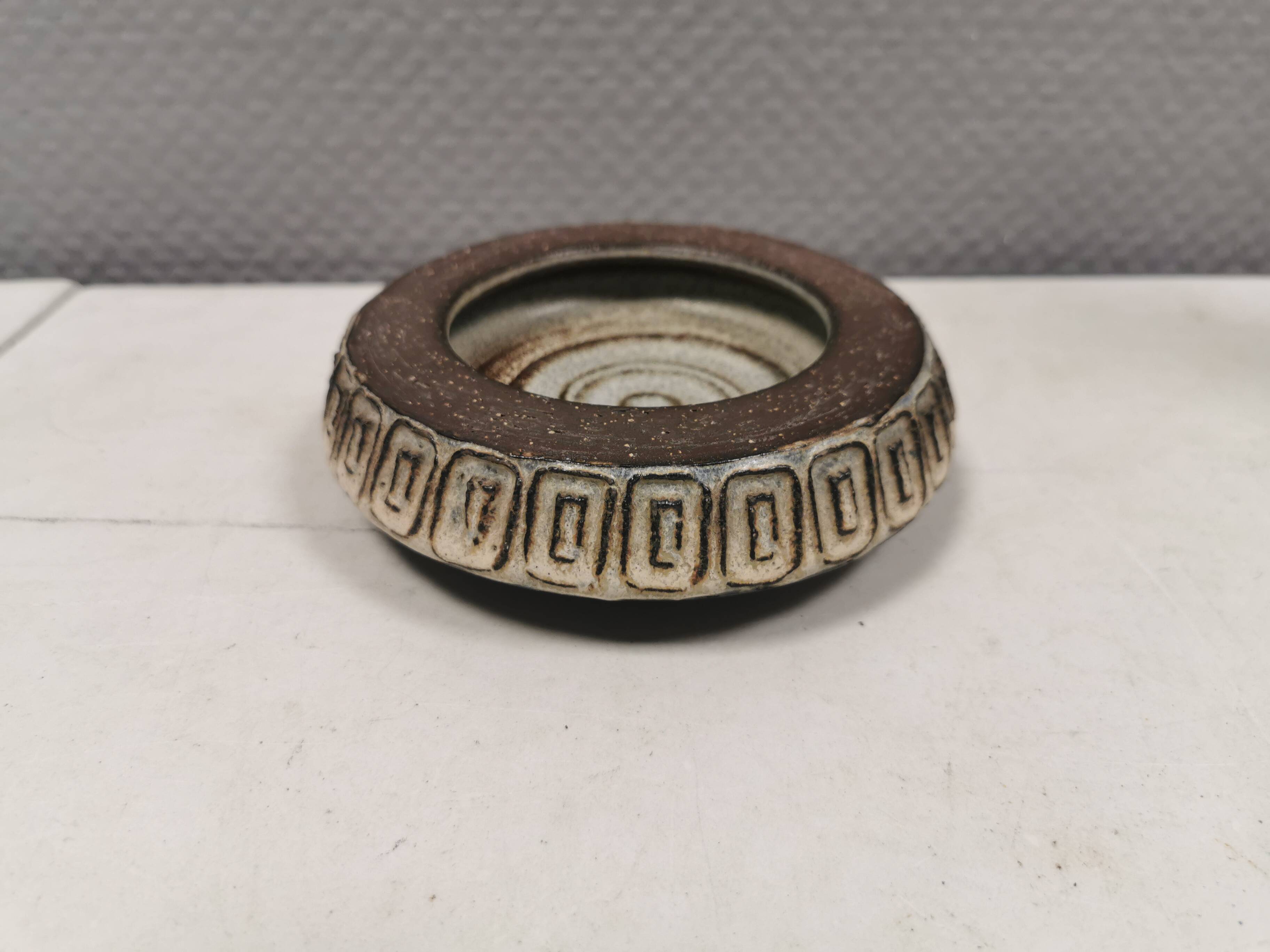 Ceramic ashtray from Danish Michael Andersen 1970-80s