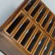 Vintage Dutch oak haberdashery shop cabinet, 1950s