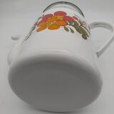 Enameled metal coffee maker