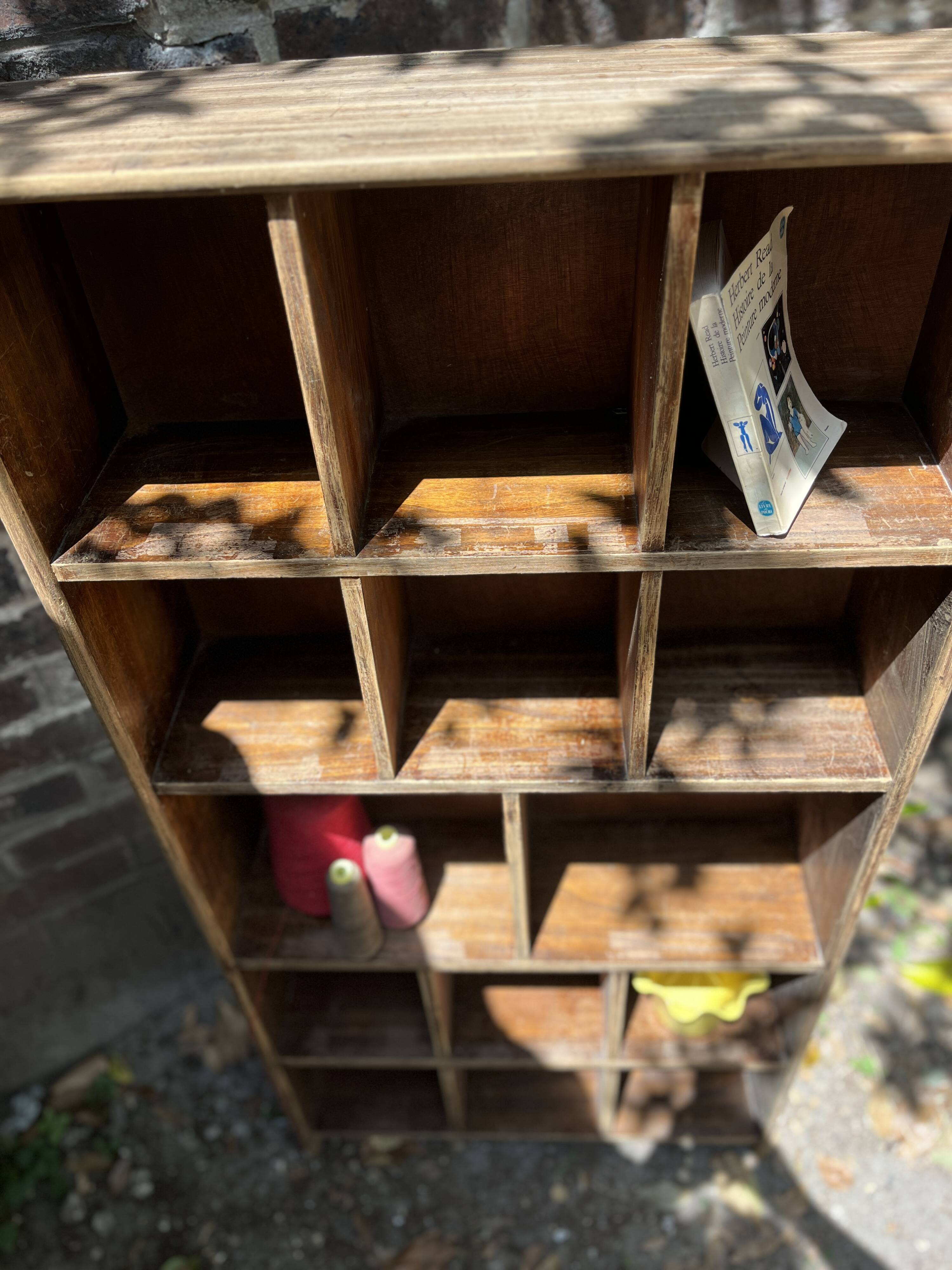 Vintage locker bookcase