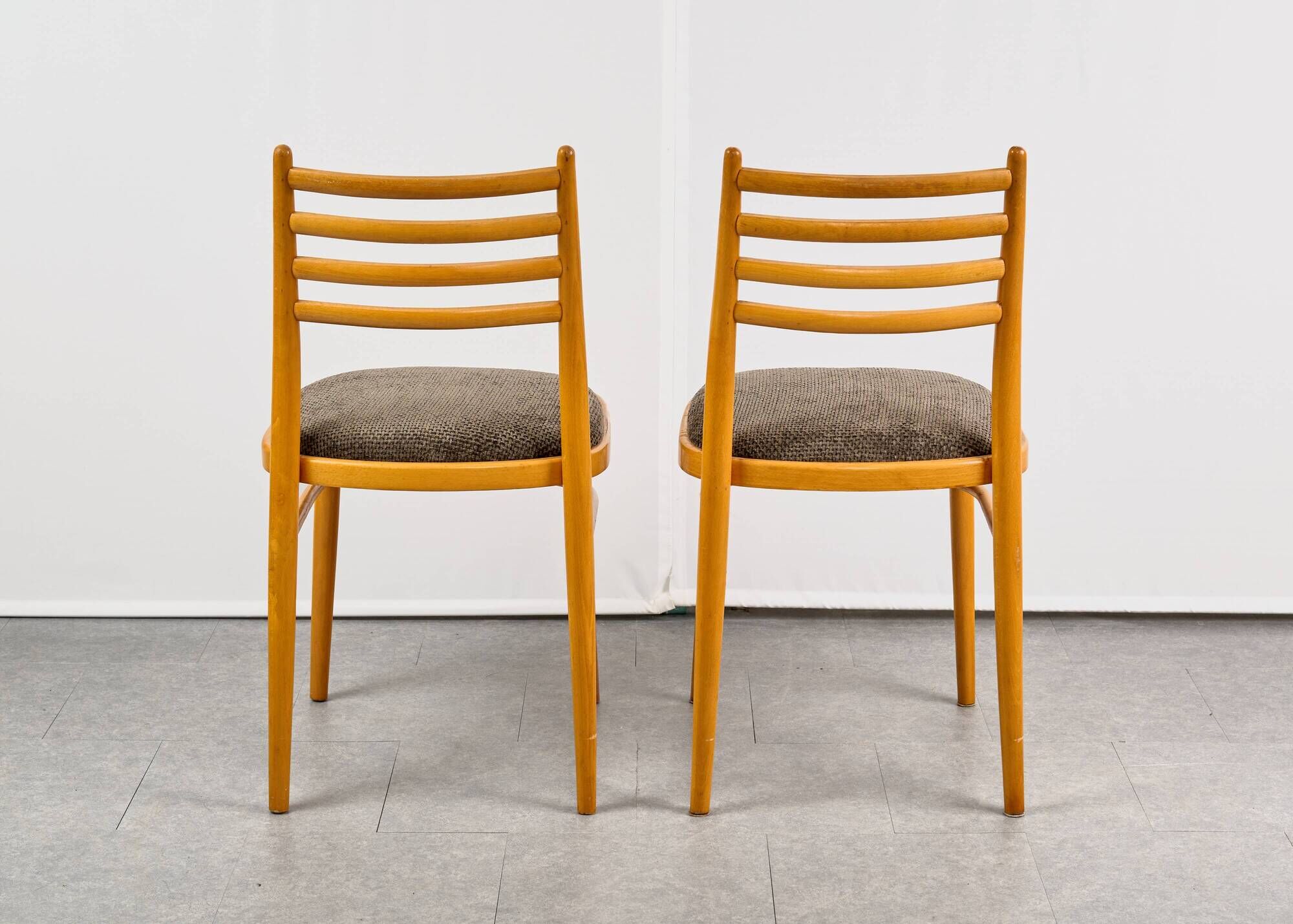 Set of 4 Dining Chairs, by TON, 1960s, Czechoslovakia