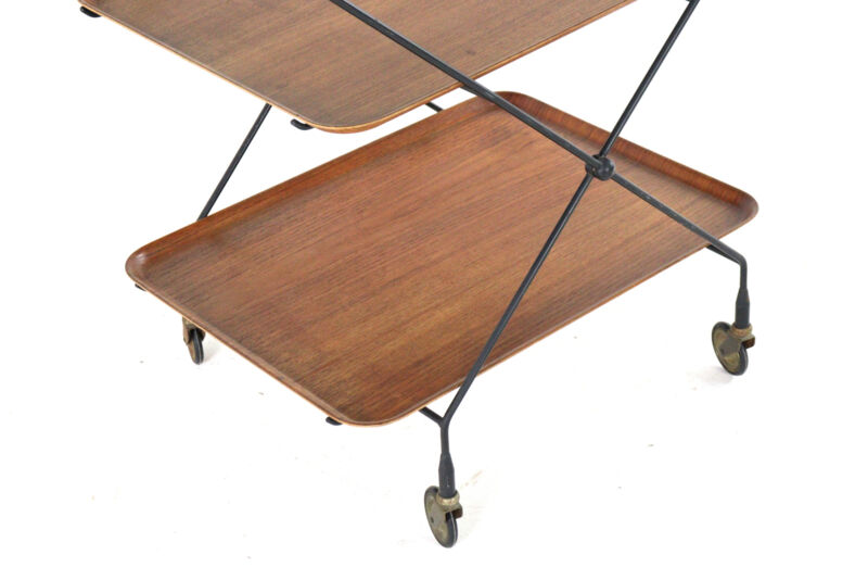 Paul Nagel for JIE Gantofte trolley - mid century design