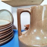 Stoneware carafe Brenne stoneware from France 1960s