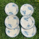 Set of 6 Terre de Fer dessert plates
