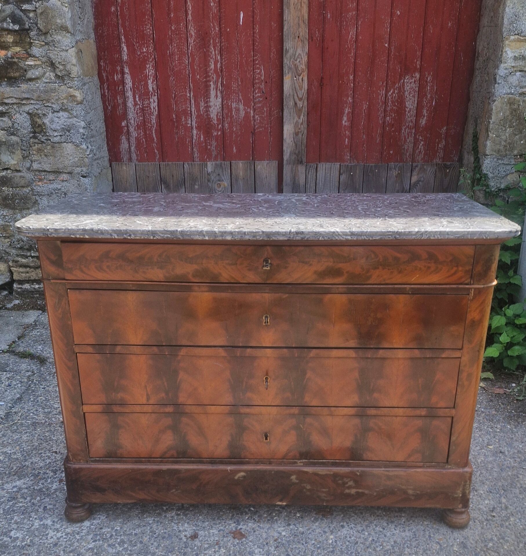 Antique Restoration / Louis-Philippe XIX century – wood veneer