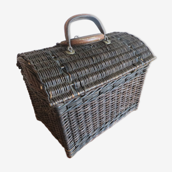 Braid wicker basket