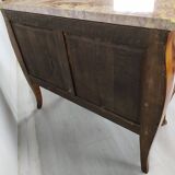 Curved chest of drawers louis XV