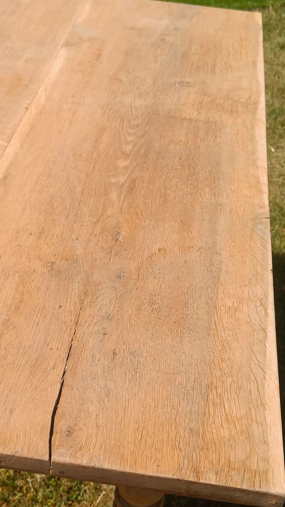 Oak farmhouse table