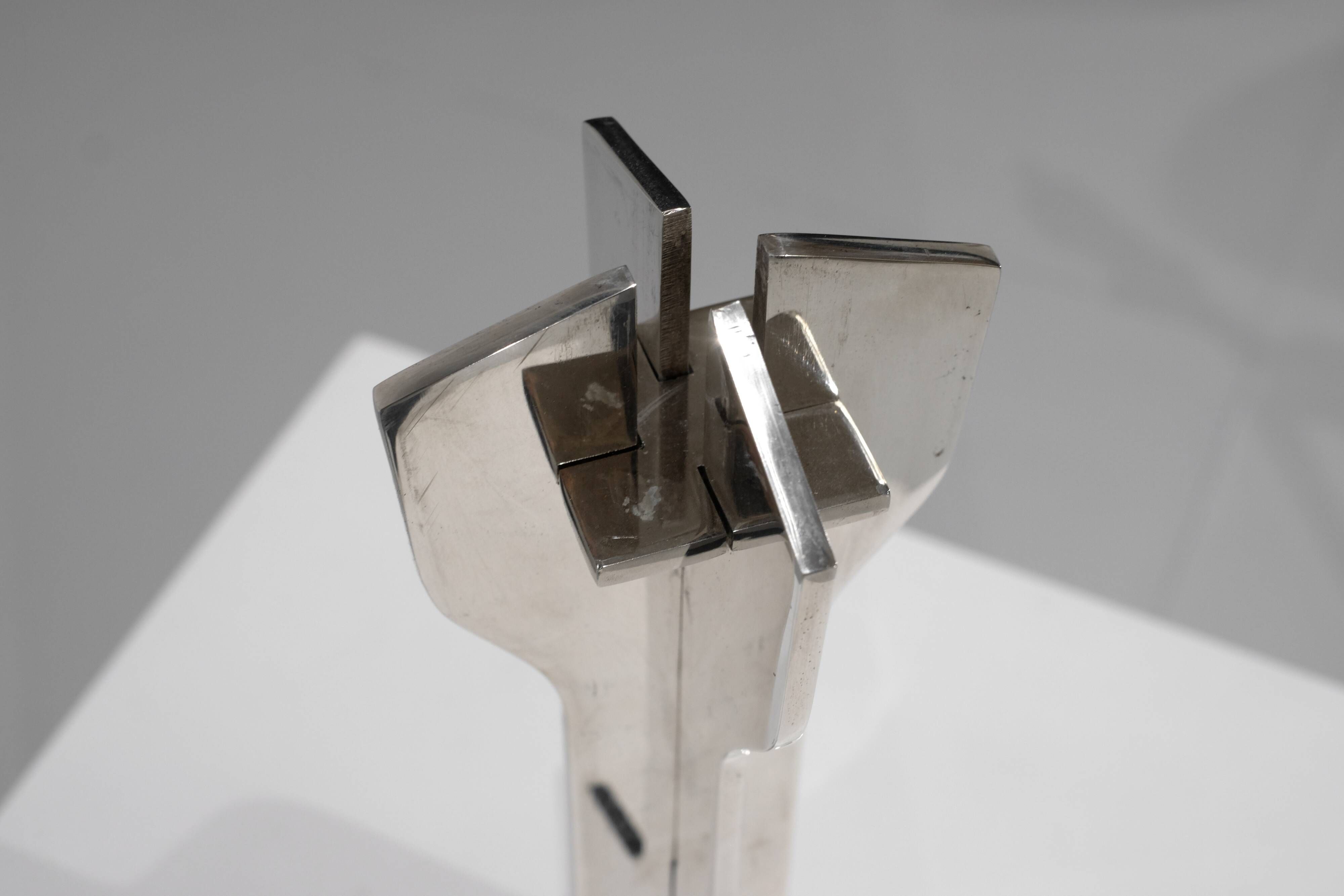 Candle holder by Marcel Breuer for Gavina, Italy, 1960s.