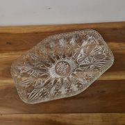 Cut glass fruit basket 70 ́s