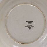 5 assiettes plates Digoin Sarreguemines