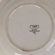 5 assiettes plates Digoin Sarreguemines