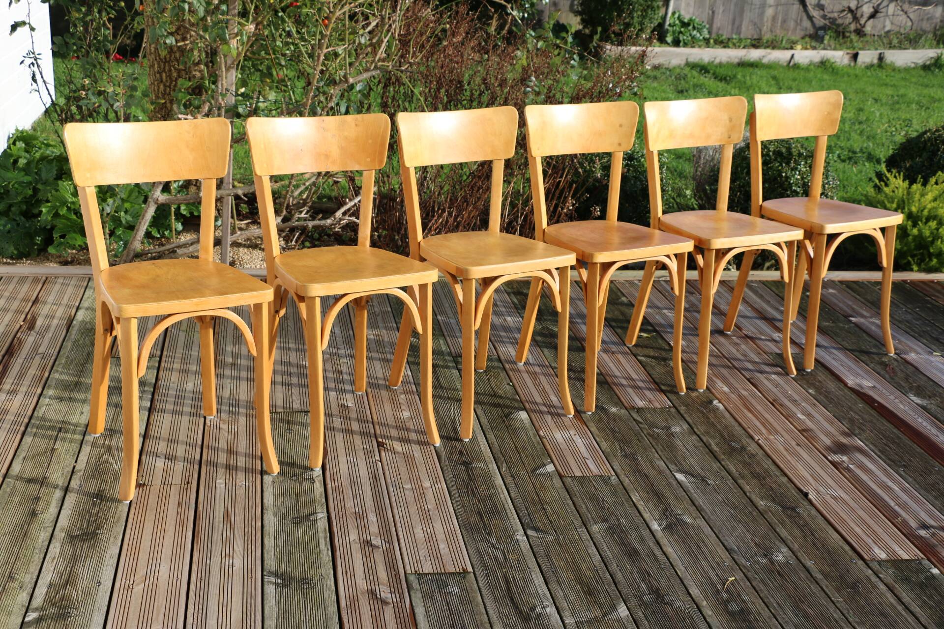 Set of 6 Baumann chairs No. 24