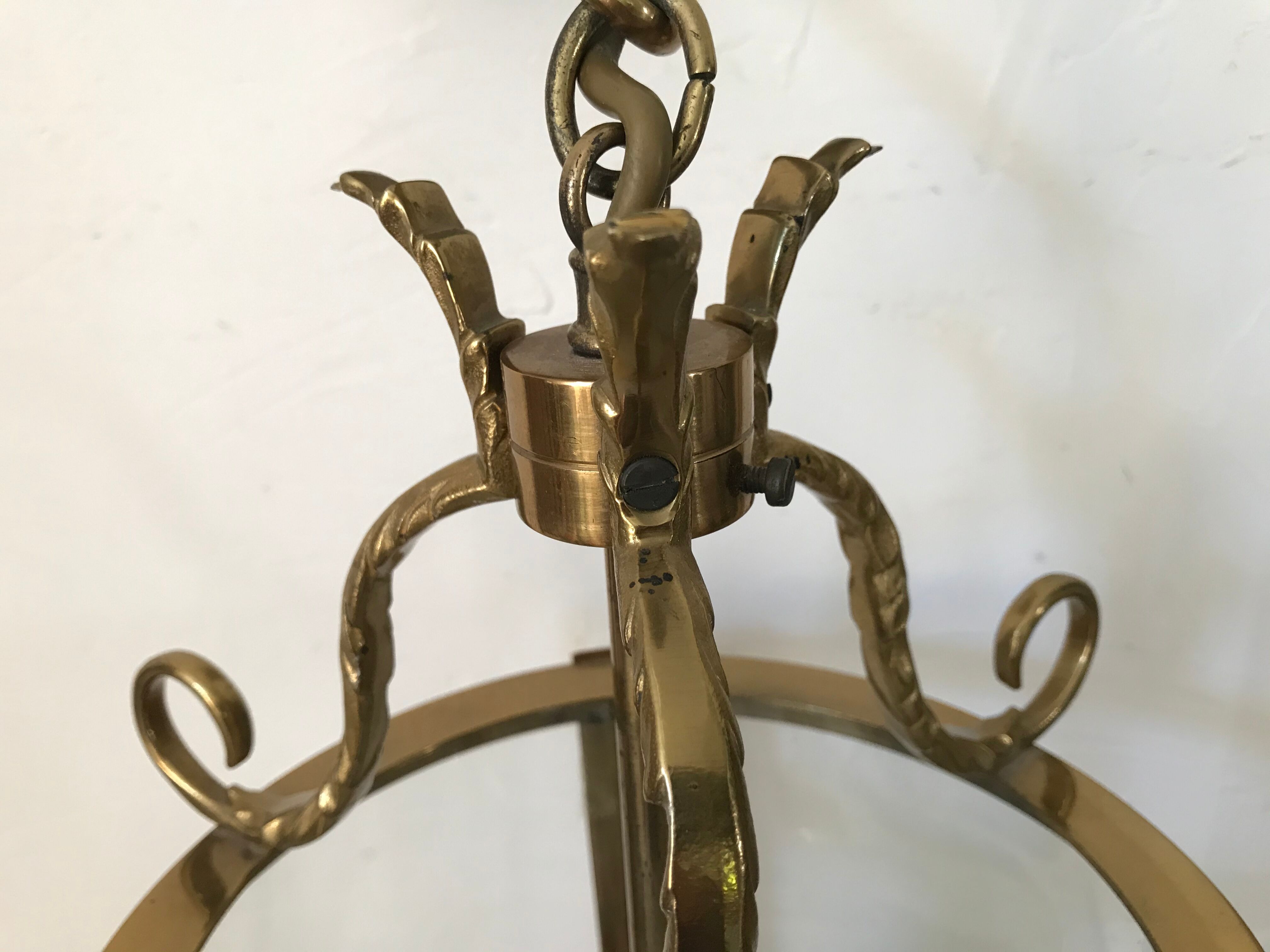 Brass vestibule lantern