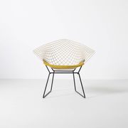 Vintage Harry Bertoia Diamond chair, Knoll, circa 1960s, reupholstered