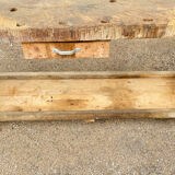 Antique French Carpenter's Workbench in Solid Beech – Early 20th Century