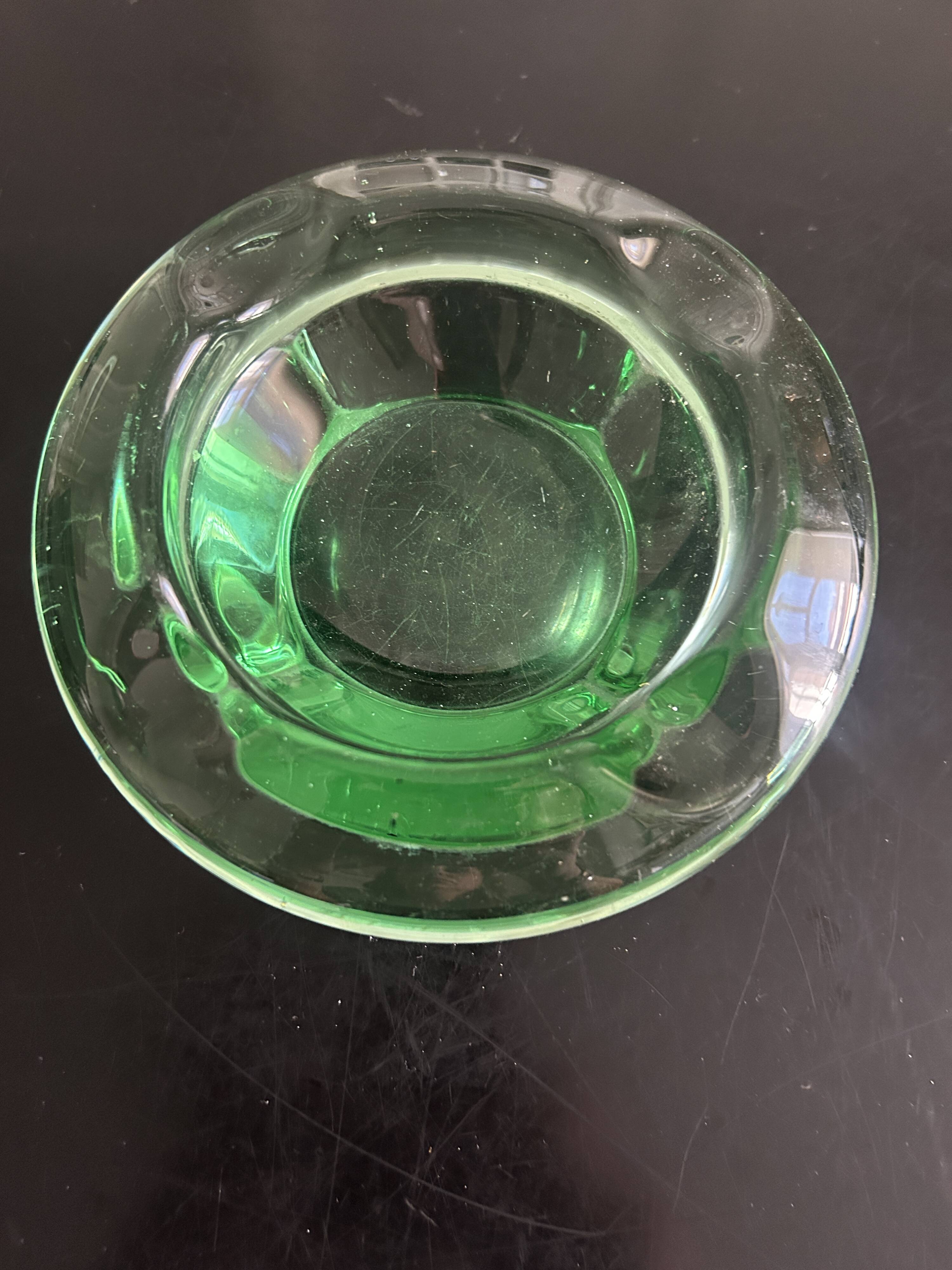 Daum crystal pocket tray