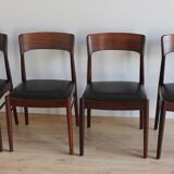 Set of 4 chairs danish 60s
