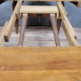 Art Deco period extending table in walnut