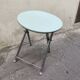 Tabouret pliant vintage Allemagne de L'Est 60/70