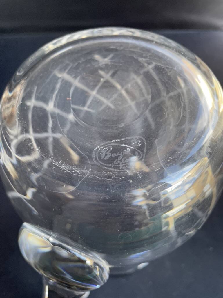 A cut crystal pitcher – Cristalleries Royales de Champagne