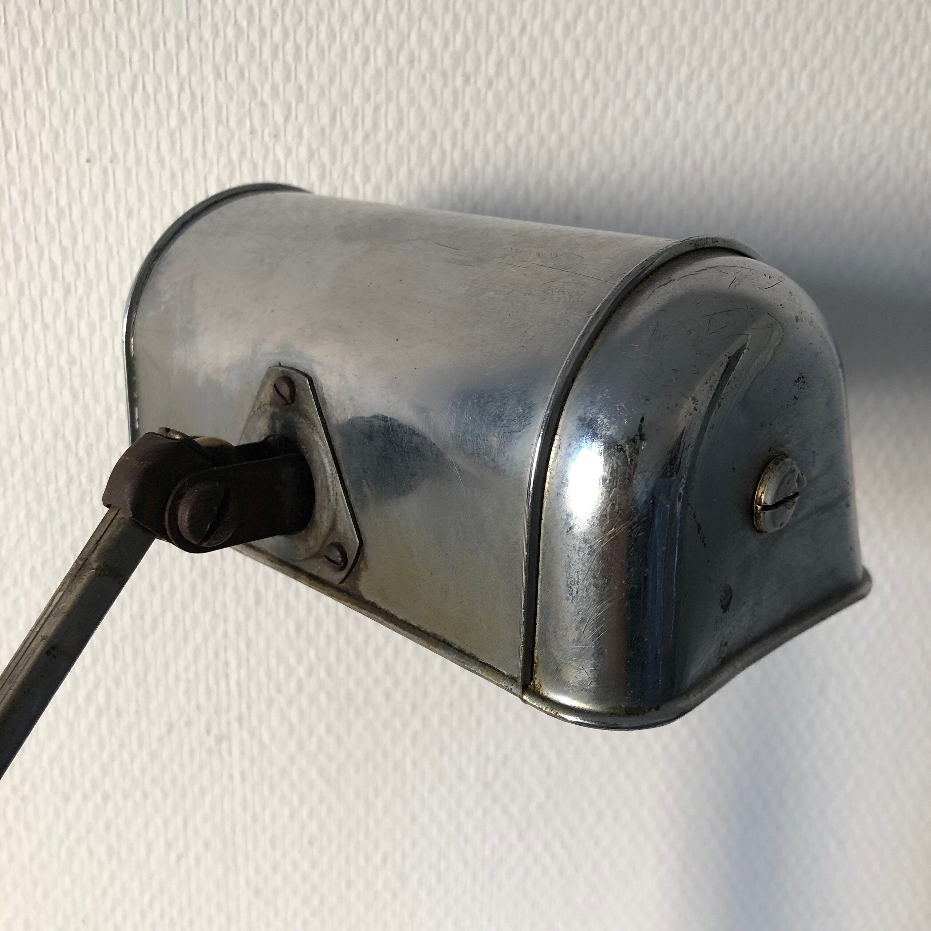 Lampe 'Artisanat Français' en marbre vintage, 1930