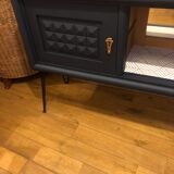 Art Deco blue sideboard