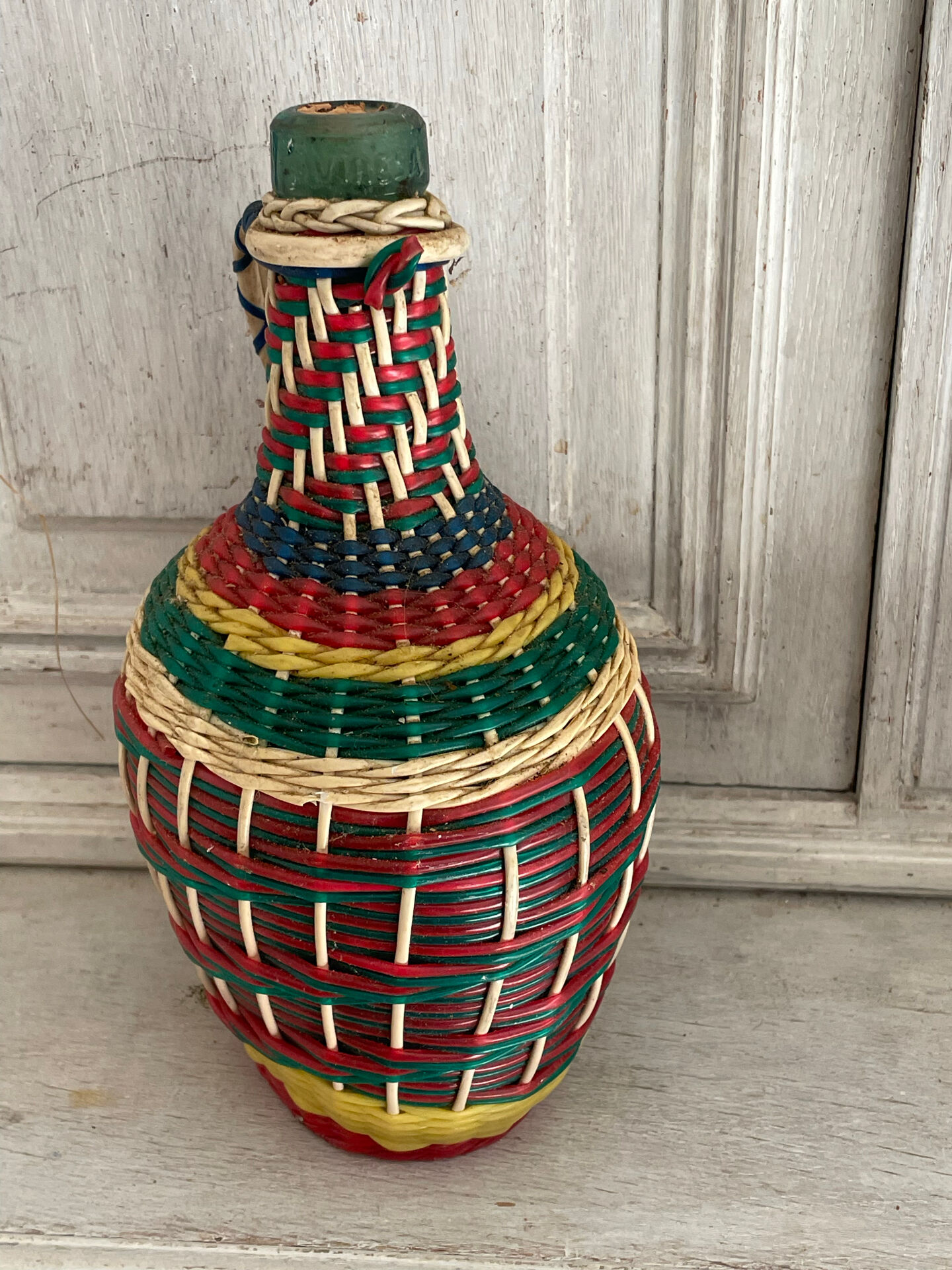 Vintage Viresa scoubidou bottle