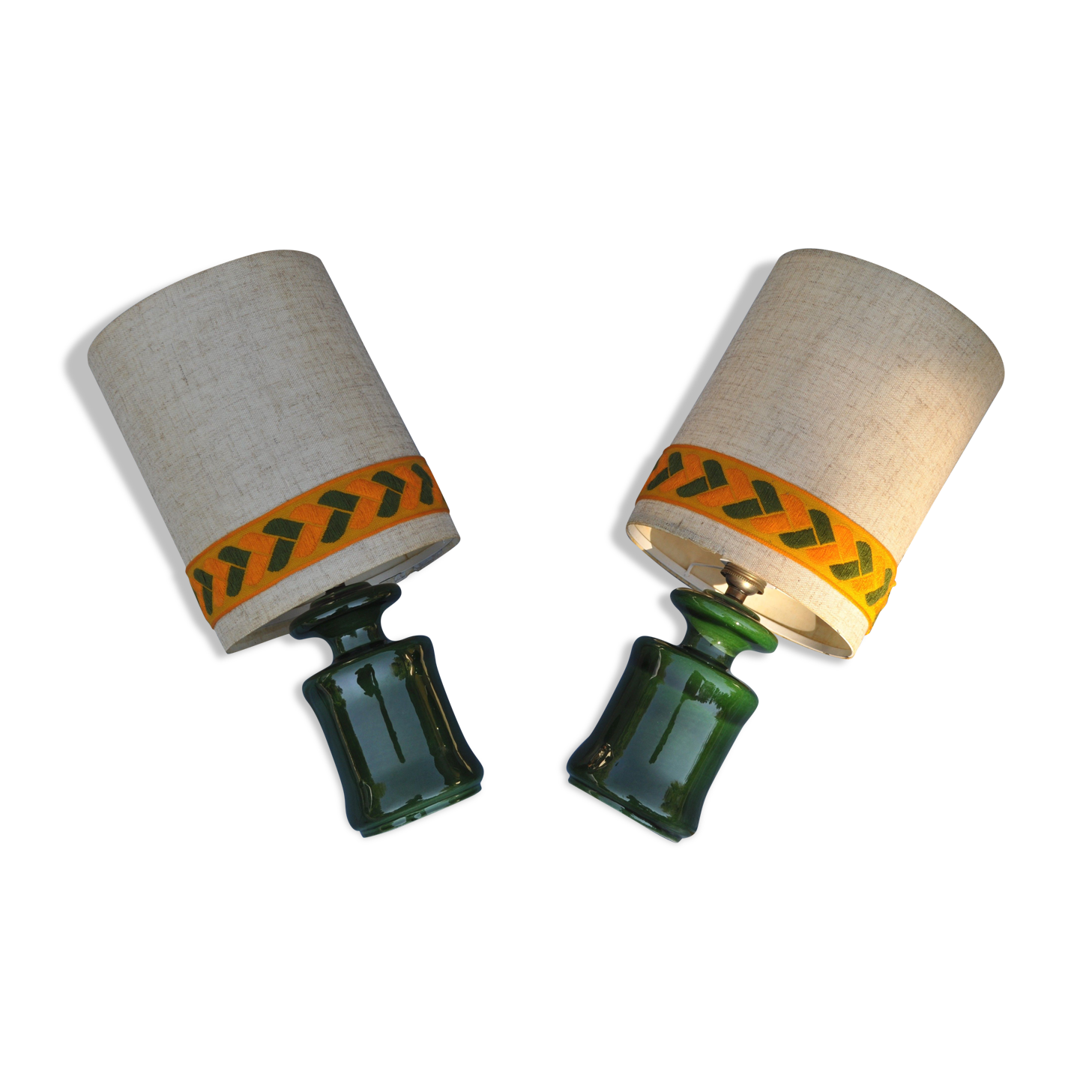 Vintage bedside lamps 70's