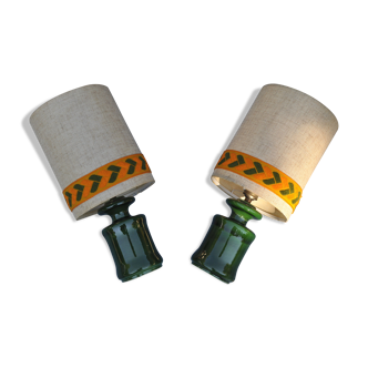 Vintage bedside lamps 70's