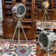 Modern marine style spotlight floor lamp