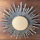 Mirror sun old gilded wood, 67 cm, middle XXth