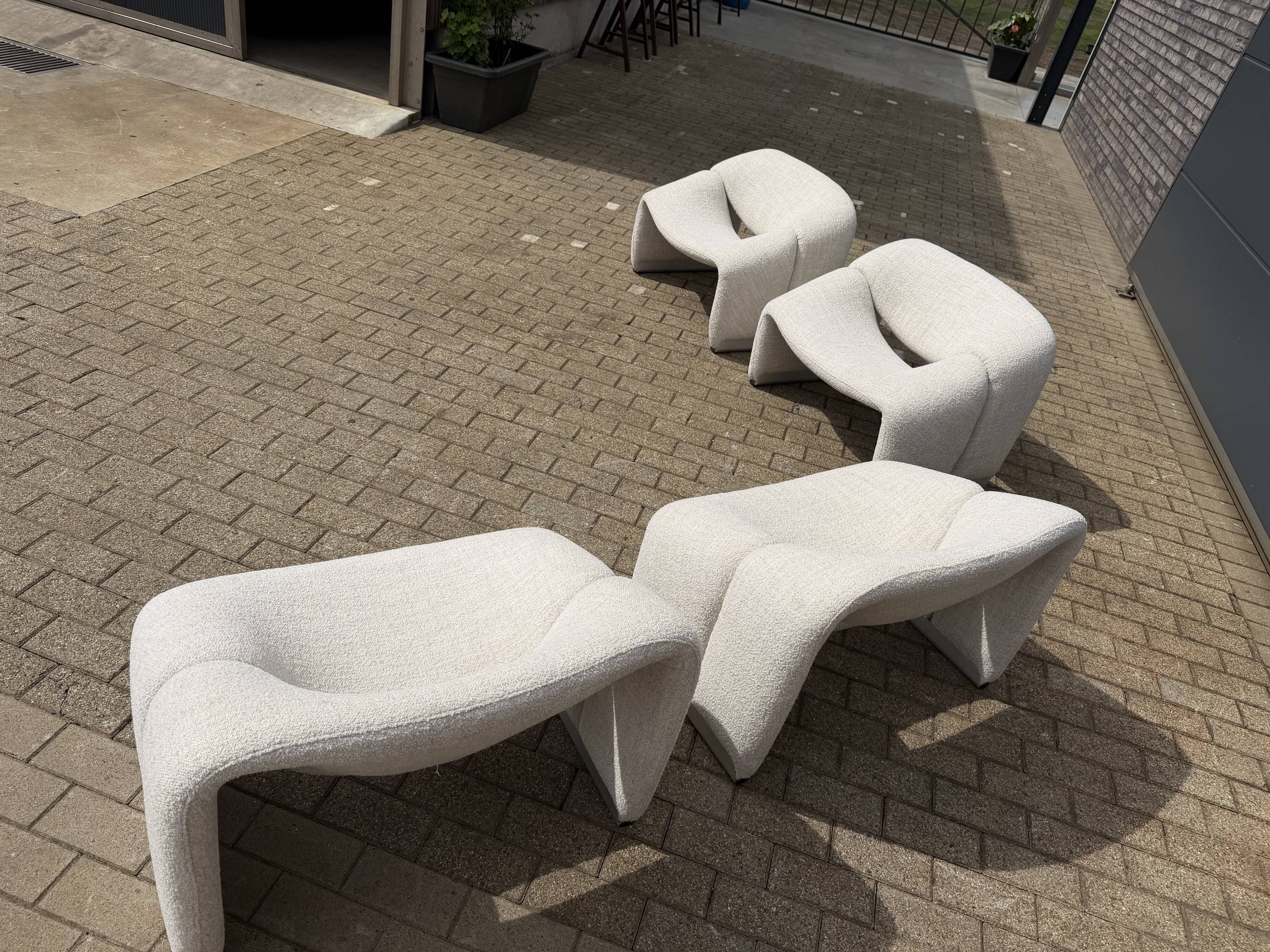 Artifort F598 Groovy armchairs in perfect condition!! Pierre Paulin