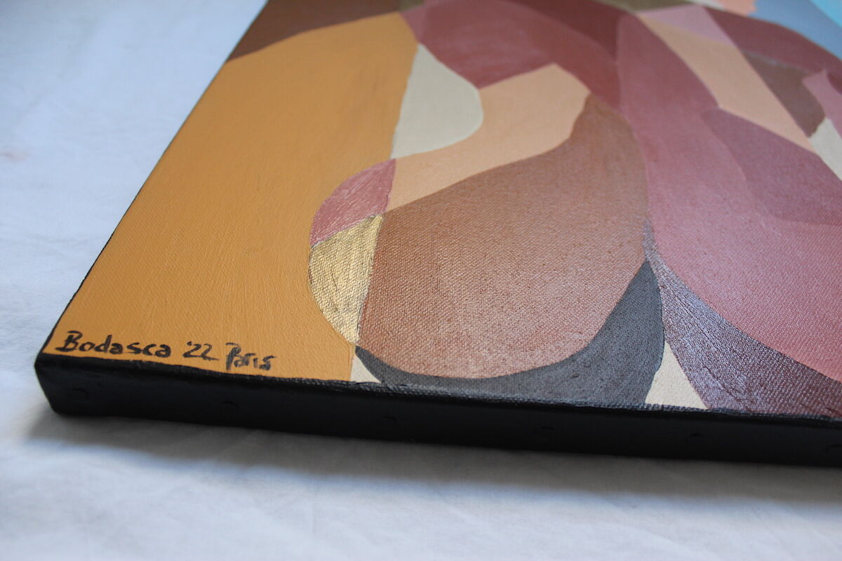 Acrylic painting 100x81cm colorful