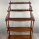 Large Carved Mahogany Shelf, 19th Century
