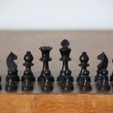 Wooden Staunton chess game