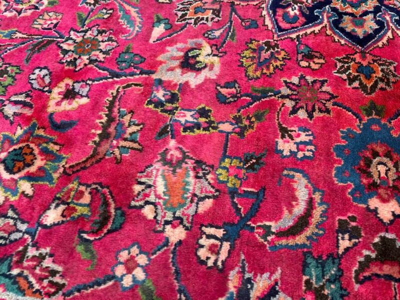 Tapis vintage persan mashhad 250x340 cm