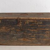 Antique cobalt blue ammunition trunk (c.1900) #64