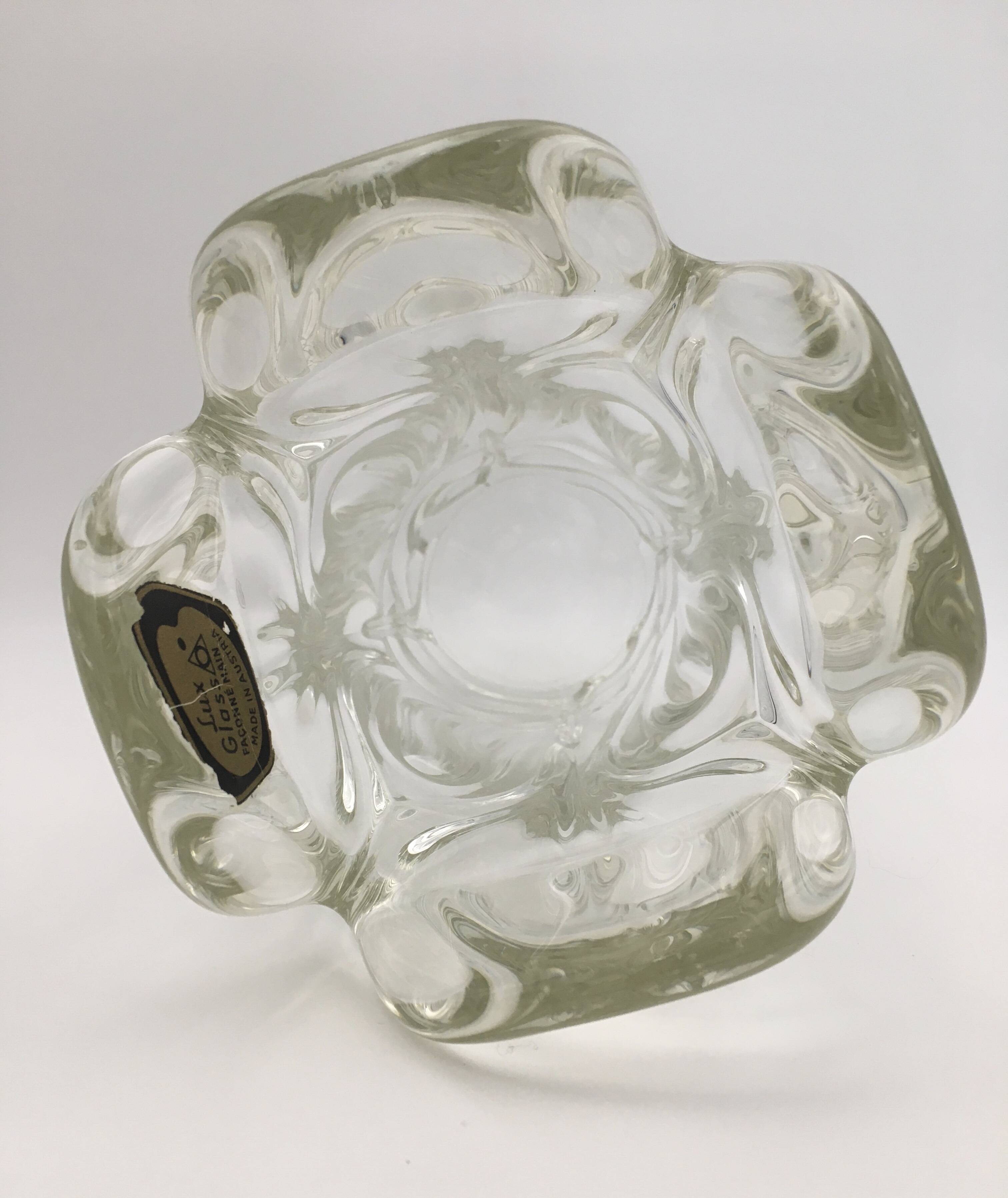 Lux Glass vase, Austria - 1960s