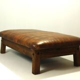 XXL Vintage Leather Gym Table / Daybed