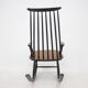 1960s Varjosen Puunjalostus beech rocking chair, Finland