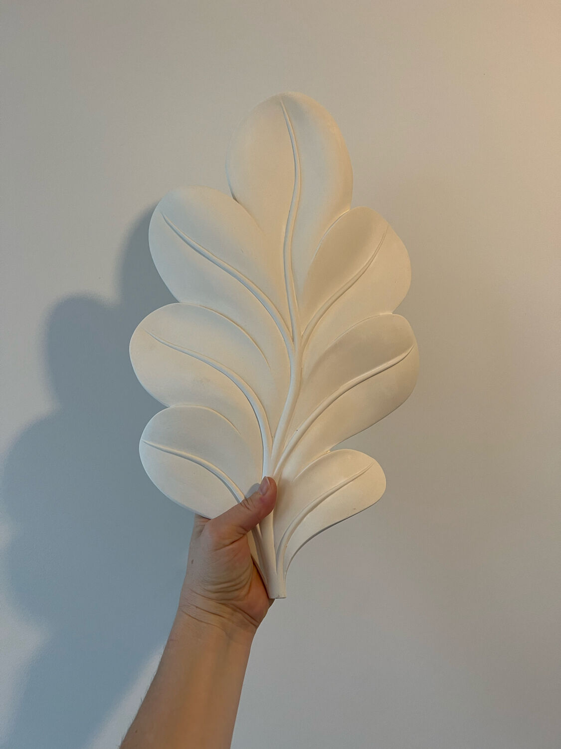 Plaster wall lamp