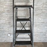 Manufrance 1930 industrial metal stepladder
