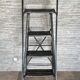 Manufrance 1930 industrial metal stepladder